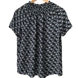 Philosophy Print Blouse NWT Flamingo Palm Print Size XS